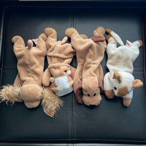 Ty | Vintage Beanie Baby Lot Dogs Cat Bundle